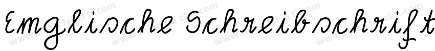 Englische Schreibschrift BQ字体转换